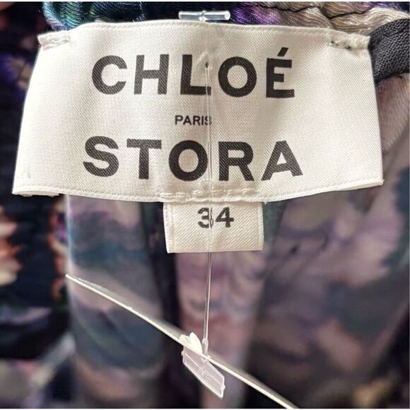 Chloe Stora Rey Wide Leg Pant NWT Size 34 - Picture 4 of 6